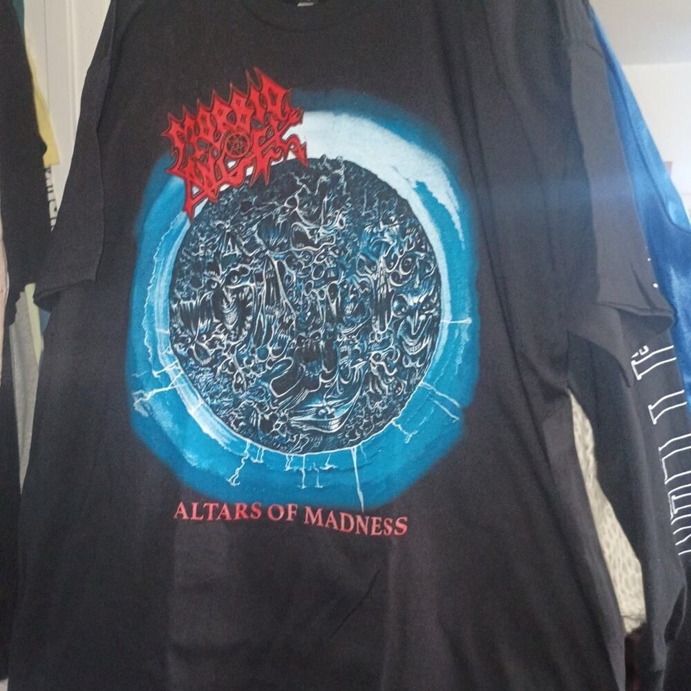 MORBID ANGEL Altars Of Madness T-shirt Death Metal Tee Adult Men's Black New XL